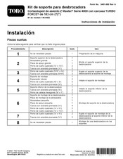 Toro 145-8402 Instalación