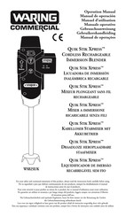 Waring Commercial Quik Stik Xpress WSB25K Manual De Operación