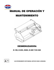 Famaq DC-060 Manual De Operación Y Mantenimiento