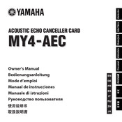 Yamaha MY4-AEC Manual De Instrucciones