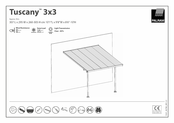 Palram Tuscany 3x3 Manual Del Usuario