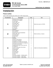 Toro Z580 02840 Instrucciones De Instalación