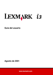 Lexmark i3 Guia Del Usuario