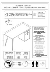 MARCKERIC DIFF RUDY 12027 Instrucciones De Montaje