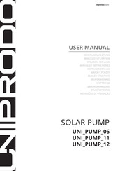UNIPRODO UNI PUMP 06 UNI PUMP 11 UNI PUMP 12 Manual De Instrucciones