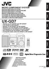 JVC UX-GD7 Manual De Instrucciones