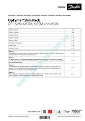 Danfoss Optyma Slim Pack OP-LSVM026 Instrucciones