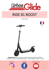 Urbanglide RIDE 81 BOOST Manual De Instrucciones