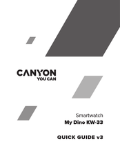 Canyon My dino kW-33 Guía Rápida