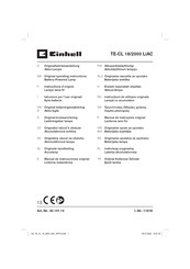 EINHELL TE-CL 18/2000 LiAC Manual De Instrucciones Original