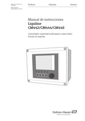 Endress+Hauser Liquiline CM442 Manual De Instrucciones
