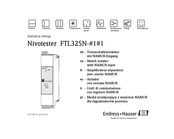 Endress+Hauser Nivotester FTL325N Manual De Usuario