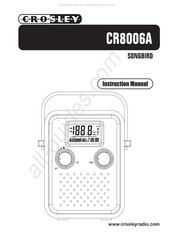 Crosley CR8006A Manual De Instrucciones