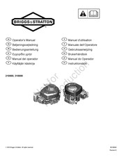 Briggs & Stratton 310000 Extended Life Serie Manual Do Operador