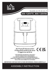 HOMCOM 800-120V90 Instrucciones De Ensamblaje