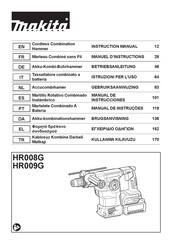 Makita HR008G Manual De Instrucciones