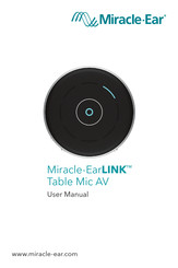 Miracle-Ear LINK Table Mic AV Manual Del Usuario