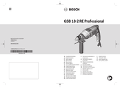 Bosch Professional GSB 18-2 RE Manual Original