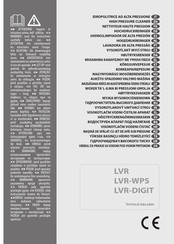 Lavorwash LVR Manual De Instrucciones