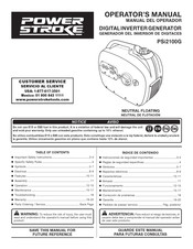 Power Stroke PSi2100G Manual Del Operador