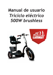 SABWAY 500W brushless Manual De Usuario