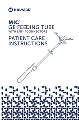 Halyard MIC GE FEEDING TUBE Instrucciones