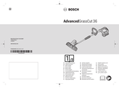 Bosch AdvancedGrassCut 36 Manual Original