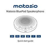 Matosio BluePod Guia De Inicio Rapido