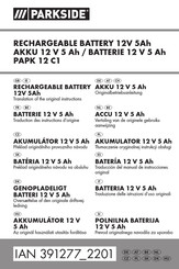 Parkside PAPK 12 A3 Traducción Del Manual De Instrucciones Original