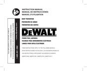 DeWalt DXDP721500 Manual De Instrucciones