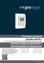 rojaflex WSTR-5 Instrucciones De Montaje Y Funcionamiento