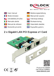 DeLOCK 89999 Manual Del Usuario
