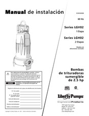 Liberty Pumps LGH02 Manual De Instalación