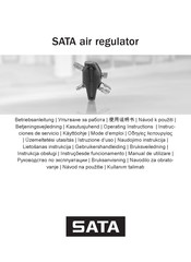 SATA air regulator Instrucciones De Servicio