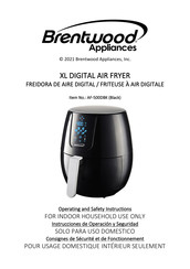 Brentwood Appliances AF-500DBK Instrucciones De Operación Y Seguridad