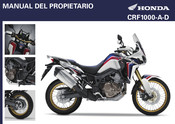 Honda CRF1000-A-D Manual Del Propietário