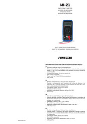 FONESTAR MI-21 Guía Rápida