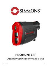 Simmons PROHUNTER Manual Del Propietário