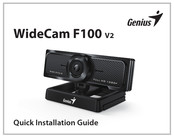 Genius WideCam F100 V2 Guía De Instalación Rápida