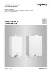 Viessmann VITODENS 100-W Instrucciones De Servicio Para El Usuario