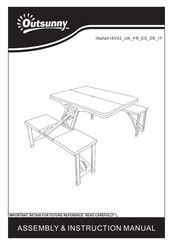 Outsunny 84B-031 Manual De Montaje E Instrucciones