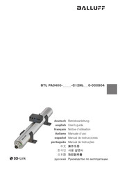 Balluff BTL PA0400 Serie Manual De Instrucciones