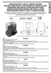 RIB K500 Instrucciones Para El Uso Y La Manutención
