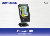 Navico Lowrance Elite-4m HD Manual De Usuario