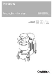 Nilfisk VHB436N Manual De Instrucciones