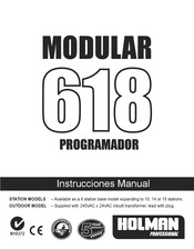 Holman Modular 618 Manual De Instrucciones