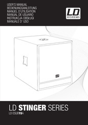 LD Systems STINGER LD ESUB15A Manual De Usuario