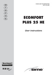 Sime ECOMFORT PLUS 25 HE Manual De Instrucciones