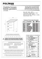 Poliman Moveis 2210-Grafite Instrucciones De Montaje