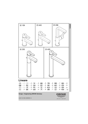 Grohe Lineare 23 296 Manual De Instrucciones